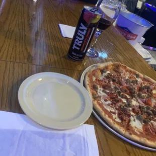 Monday half price meat lovers pizza!