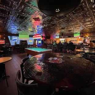 Inside the bar