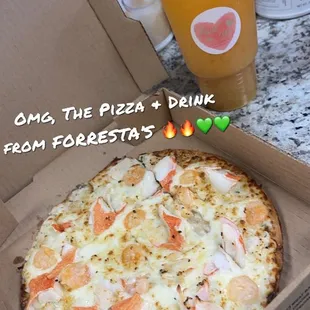 18. Shrimp Pizza