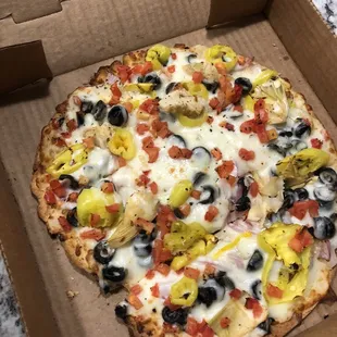 24. Hummus Pizza