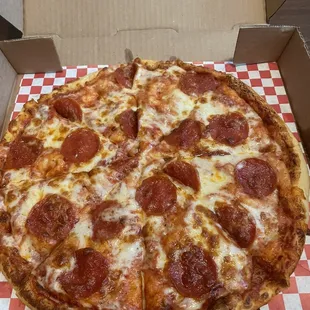 Pepperoni pizza
