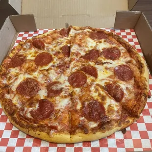 Pepperoni pizza