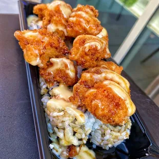 a close up of a plate of food