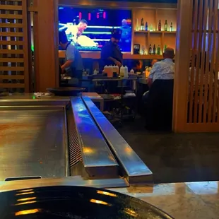 sushi and sashimi, interior