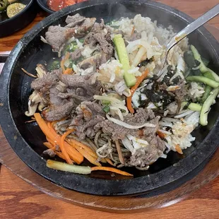 Hot Stone Beef Bibimbap