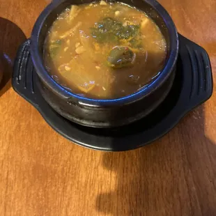 Doenjang Jjigae (soybean paste stew)