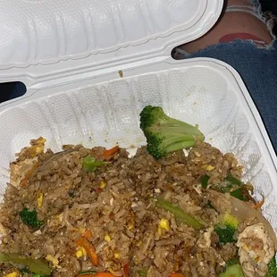 Chicken Thai fried rice