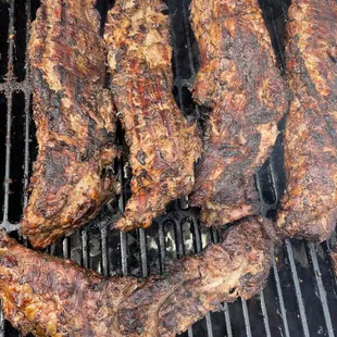 Rib Tips on the Grill