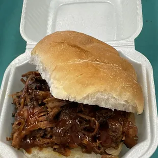 BBQ PULLED PORK SANDWICHES