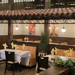 the interior of a restaurant