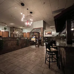 the interior of a restaurant