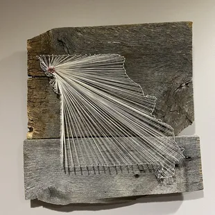 Interior art in the bathroom