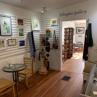 the inside of a shop