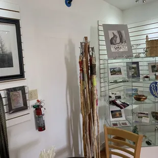 a display of items in a store