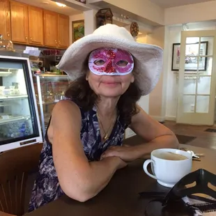 Mme. Toad ready for Jaycees Northland Mardi Gras (July).