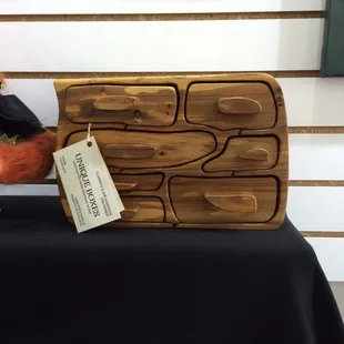 Unique wooden treasure boxes