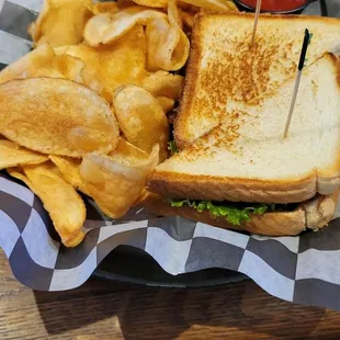 BLT with house made chips. Delicious