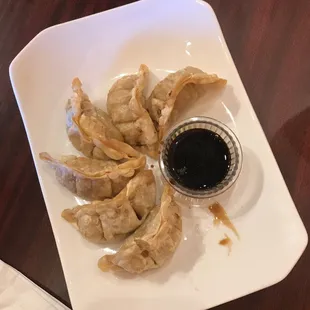 First time here, ordered the potstickers first ( -1 in picture). They are delicious!!