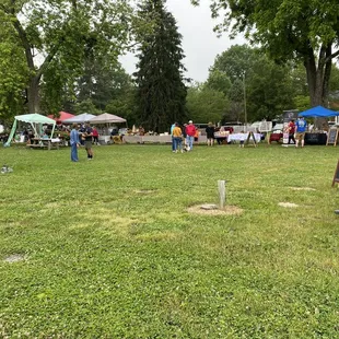 a large open air market