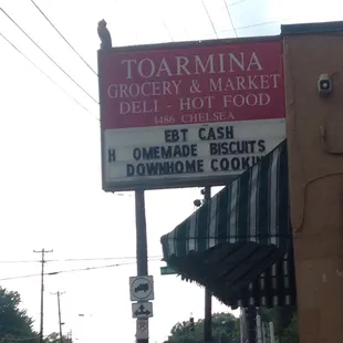 a sign for toarmina
