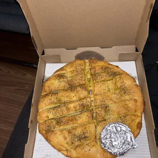 Garlic bread with a fire deal BOGO FOR 7 is crazy