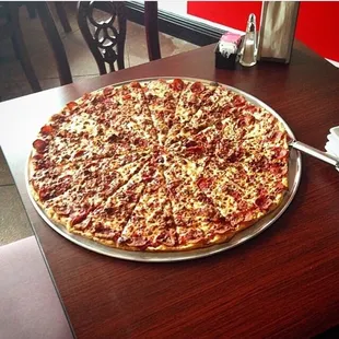 pizza, food