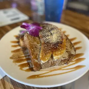 Banana fosters French toast