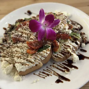 Greek avocado toast