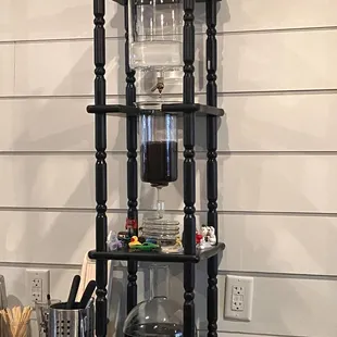 It brews coffee, but it takes a really long time to do it!