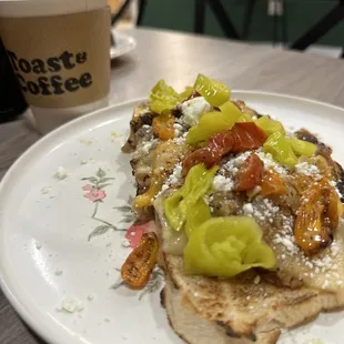 Toast with Bacon and Cheddar