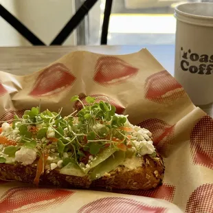 Hummus Toast