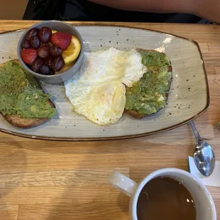 Avacado Toast plate.