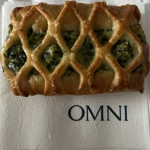 Spinach and cheese danish, very tasty