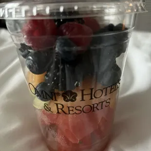 Fruit cup, very fresh fruit
