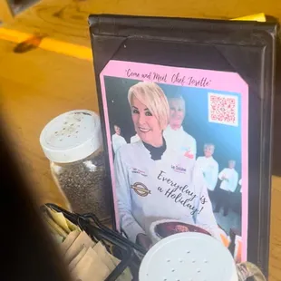 "Chef" Josette's cards on literally every table... She has ruined Toast!