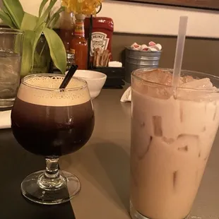 Banana Cold Brew Coffee, Chai Tea Latte