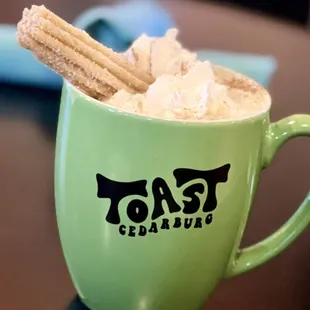 Baileys Churro Latte
