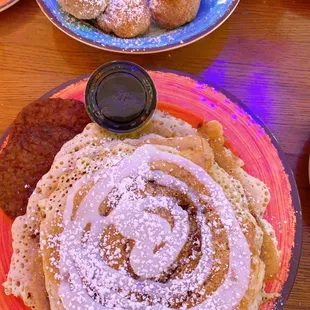 Cinnamon Roll Pancakes