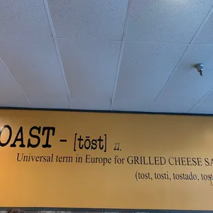 Definition of toast!