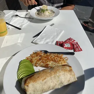 Biscuit in Country Sausage Gravy