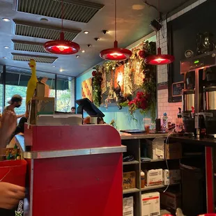 The diner countertop