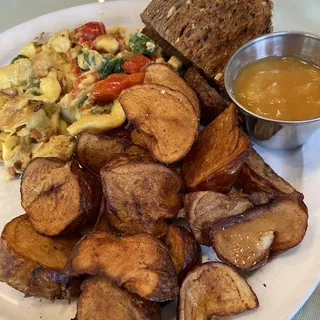 Vegan Scramble Omelete