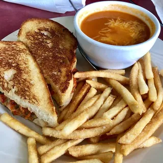 Caprese Grilled Cheese Lunch