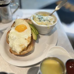 So good; egg and avocado toast