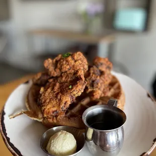 Fried Chicken and Waffle