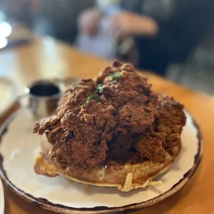 Fried Chicken and Waffle