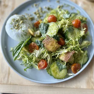 Panzanella salad - tasty!