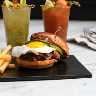 Stop by between 8a and 8p to enjoy our signature Brunch Burger and a refreshing Bloody Mary.