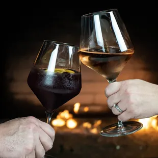 Cheers to our Happy Hour.  It&apos;s available Monday through Friday from 3p-6:30p where we have select food and drink specials.