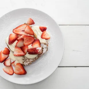 Treat yourself to something indulgent.  Our strawberry cheesecake french toast is a rich, delicious treat that&apos;s a fan favorite!